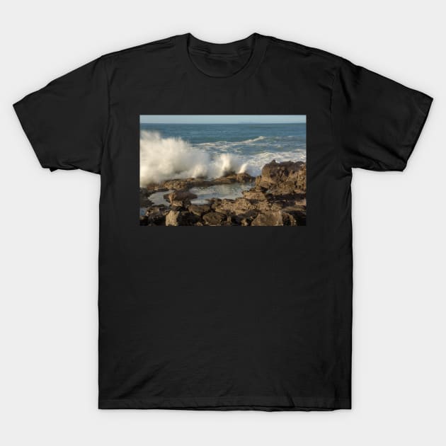 Spray over rocks. T-Shirt by sma1050